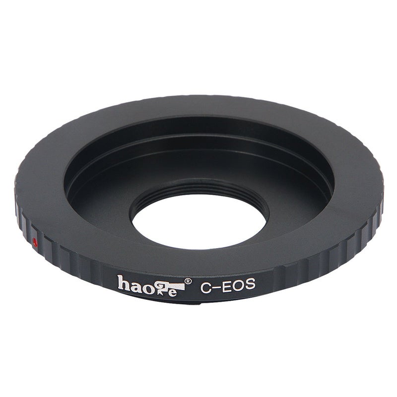 Haoge Manual Lens Mount Adapter for C-Mount CCTV Cine Movie Film Lens to Canon EOS Rebel 80D 70D 60D 50D 550D 500D 5D 5DS 7D EF EF-S Mount Camera - Image 3